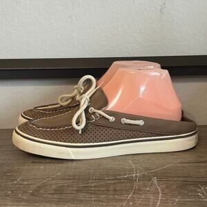 Sperry Top Sider Men’s Slip-On Shoes Skechers Size 8 Brown